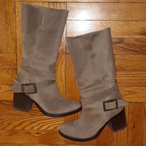 Beautiful real suede boots Fornarina made in Italy